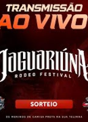 JAGUARIÚNA-SP 2025 | SORTEIO SÁBADO (AO VIVO)