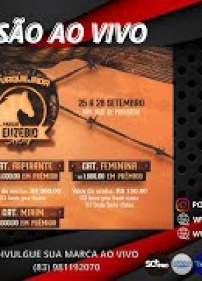 🐂VAQUEJADA AO VIVO | 3ª VAQUEJADA DO PARQUE  EUZEBIO SHOW | SÃO JOSÉ DE PRINCESA  – PB