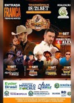 Expotex 21/09/2025 – RODEIO EM TOUROS PROFISSIONAL