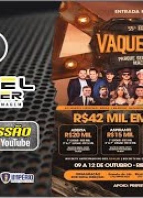 VAQUEJADA AO VIVO – 55º VAQUEJADA DO PARQUE SEGISMUNDO MACÊDO RIBEIRA DO POMBAL- BA