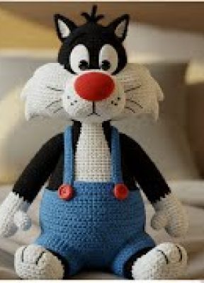 Amigurumi Sylvester Kedi – Adım Adım Bacak Örme