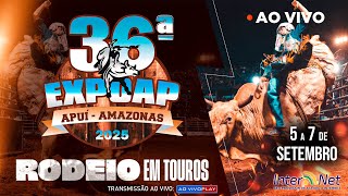 36ª EXPOAP | 06/09/2025 – RODEIO EM TOUROS PROFISSIONAL