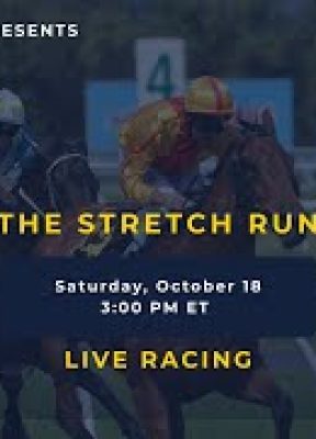 Live Racing!! The Stretch Run With Live Racing From Gulfstream Park, Santa Anita and Woodbine!